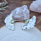 Ginko uhani s peridotom